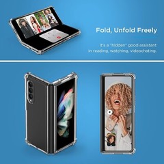 Samsung Galaxy Z Fold 3 Case Non-Yellowing Full Body Hard PC Stylish Shockproof