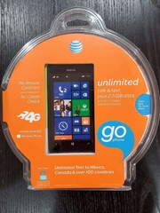 Nokia Lumia 520 8GB Black AT&T GSM Smartphone 4-Inch Touch Screen Windows Phone.