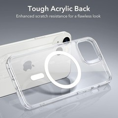 Clear Shockproof Case for iPhone 14/13, Military-Grade Protection, ESR Compatibl
