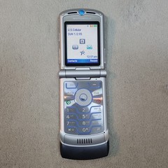 Motorola RAZR V3m Gray U.S. Cellular Flip Phone Rare Works Tested Batt Included