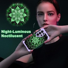 Galaxy S26 Ultra Case Glow in the Dark Three Layer Heavy Duty Shockproof Hard PC