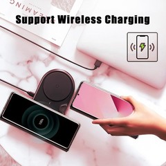 Clear Case for Samsung Galaxy Z Fold 6 w/ 9H Glass Screen Protector 2024