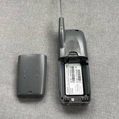 Vintage Sanyo SCP-4900 Silver & Gray Sprint Phone Only Untested For Parts/Props