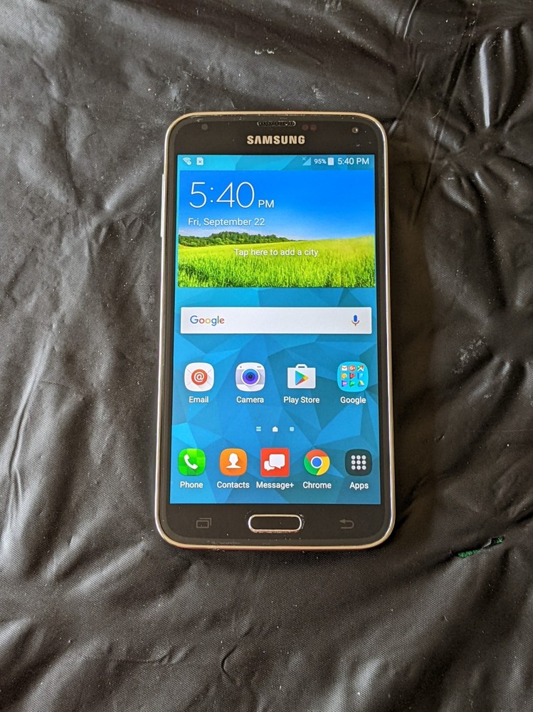 Samsung Galaxy S5 White G900V (Verizon) – Great Condition – 2639