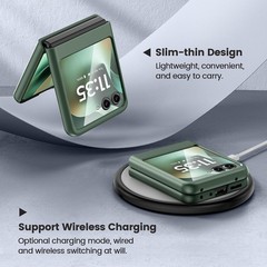 1. For Motorola Moto Razr 2026 Case Slim Thin Flip Phone Cover Clip Green 2. F