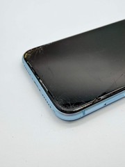 Apple iPhone XR 6.1″ A1984 64GB Blue Unlocked – No Power & Cracked
