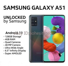 Samsung Galaxy A51 SM-A515U 128GB+4GB Factory Unlocked Smartphone