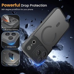 Magnetic for iPhone 17 Pro Max Case – Full Camera Protection, Drop Protection, G