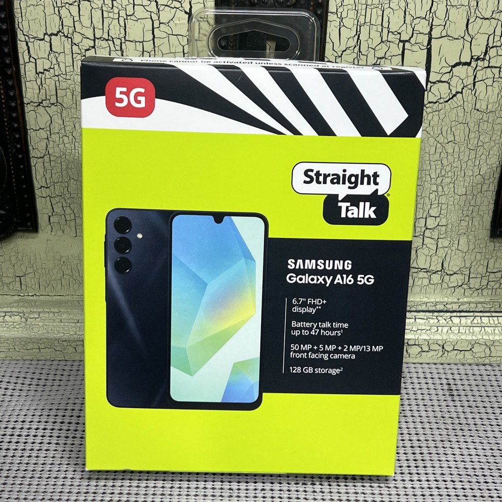 Samsung Galaxy A16 (5G) 128GB 6.7″ For Straight Talk Wireless (New Sealed)