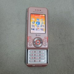 Sony Ericsson Walkman W580i Pink AT&T Slider Cell Phone Tested Works Rare