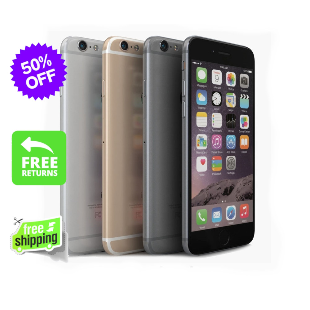 Apple iPhone 6 16GB 64GB Gold, Silver, Space Gray Verizon T-Mobile Unlocked