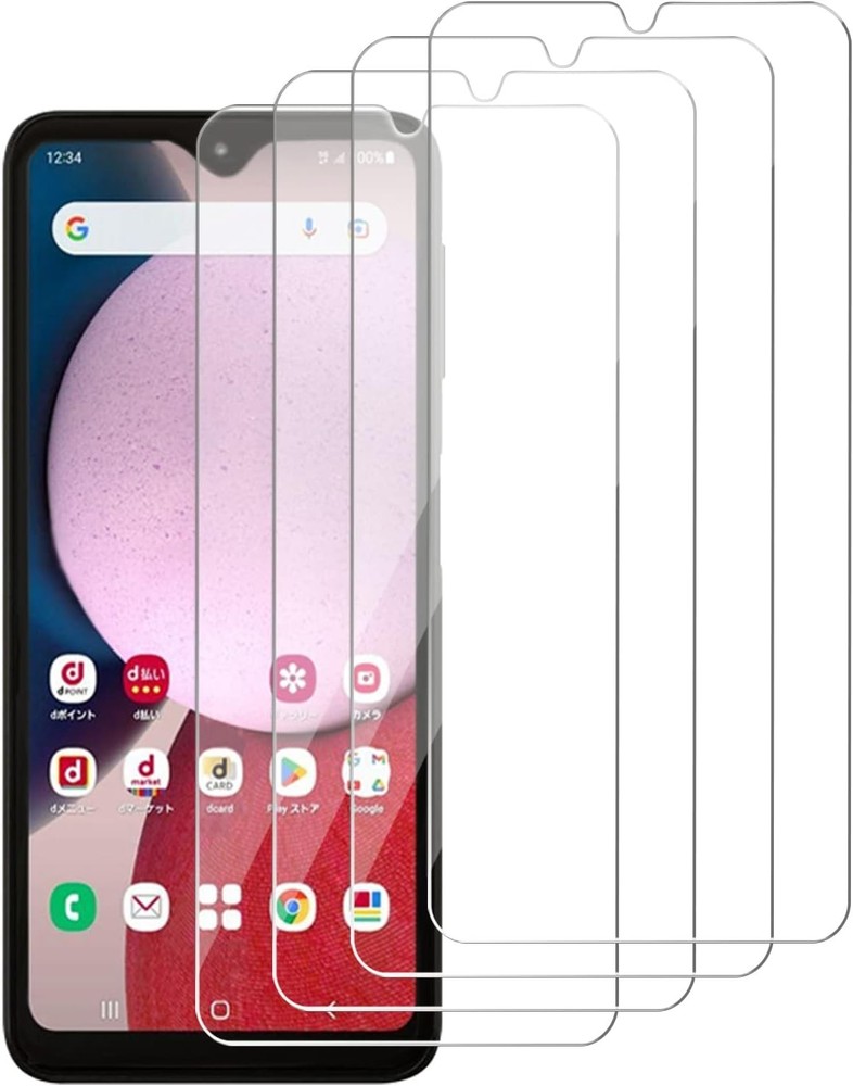 4PCS Glass Screen Protector for Samsung Galaxy A23 5G 9H Hardness Case Friendly