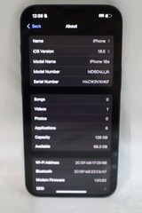 BAD E¤N Apple iPhone 16e MD0D4LL/A AT&T 128GB Black SIM-LOCKED #20678