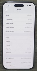 Apple iPhone Air – 256 GB – White (Verizon) – FOR PARTS – Cracked Front – READ