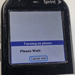 Palm Centro Smartphone Black Powers On | Parts Repair Only
