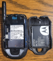 Motorola i series ic502 – Black ( Nextel ) Rare iDEN PTT Flip Phone – Works READ