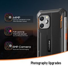 Blackview BV8900 Thermal Imaging Rugged Smartphone 16GB+256GB 10000mAh Android13