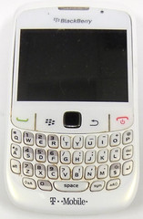 BlackBerry Curve 2 II 8520 – White ( T-Mobile ) Very Rare Smartphone -Black Back
