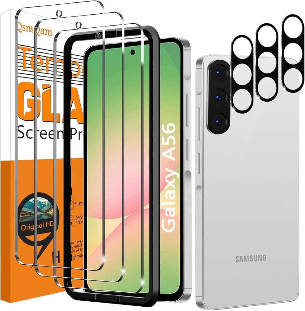 3PCS Screen Protector & Camera Lens Protector for Samsung Galaxy A56 5G Ultra HD
