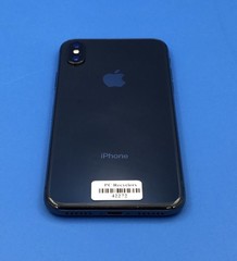 Apple iPhone X 64GB A1865 Gray Unlocked iOS 16.7.12 – SCREEN CRACKED #42272