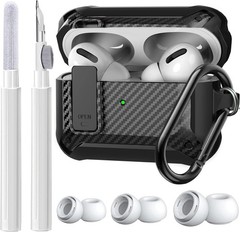 Case Lock for Airpods Pro 2nd/1st Gen with Cleaner Kit & Ear Tips (S/M/L)