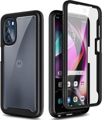 Case for Motorola Moto G Stylus 5G with Built-in Screen Protector, Full-Body