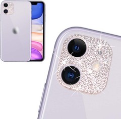 3D Bling Bling Diamond Lens Protective Rear Camera Decorations for iPhone 11/12