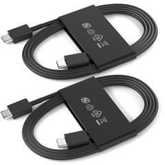 1M 2Pack for Samsung USB C to C Charging Cable 3A 25W 3FT Type C Fast Charger Co
