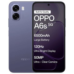 Oppo A6s 5G (Purple, 4GB RAM,128GB Storage) Dimensity 6300 Global Version.