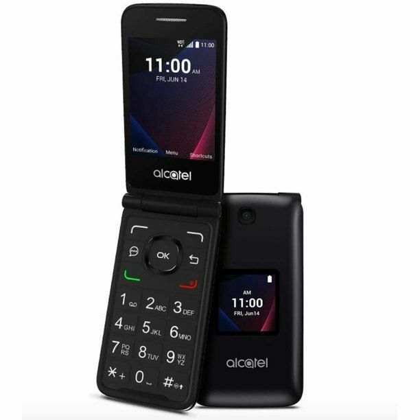 Alcatel GO Flip V 4051S 4G LTE Flip Cell Phone Verizon CDMA Postpaid Big Numbers