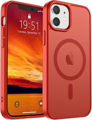 Magnetic for iPhone 12 Mini Case & iPhone 13 Mini Case Slim Translucent Matte Co
