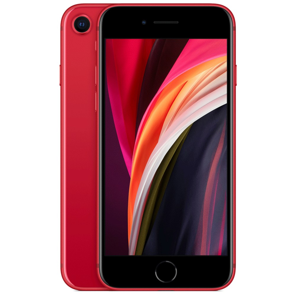 Apple iPhone SE 2020 – 64GB GSM/CDMA Fully Unlocked Phone – Red – Good