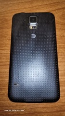 Samsung Galaxy S5 (SM-G900A) Black + 32GB SD Card + Otter Box + 2 Belt Clips