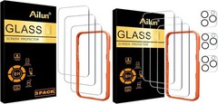 3PCS Clear Anti-Scratch Screen and Lens Protectors for iPhone 16 Pro Max