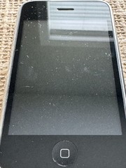 Lot of 2 Vintage Apple iPhones A1303 A1241 8GB iPhone 3G / 3GS For Parts As-Is