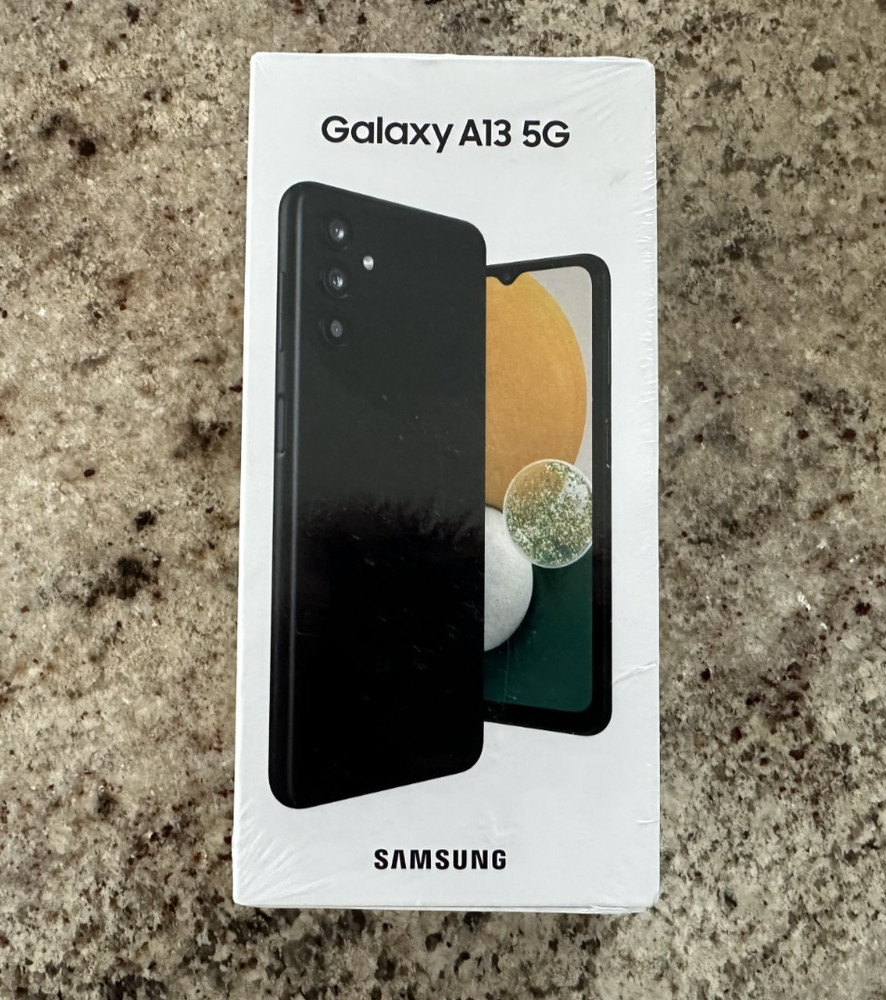 Metro By T-Mobile Samsung Galaxy A13 5G Prepaid Smartphone Black 50MP Brand New