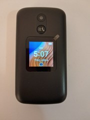 TCL Go Flip 2 T4058G 8GB Factory Unlocked 4G LTE GSM Senior Flip Phone Very Good