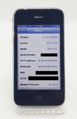 iPhone 3GS 32GB Black Mint Condition iOS 3.1.3 A1303 (GSM) RARE