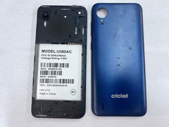 Cricket Debut S2 U380AC Blue 32GB Android Smart Cell Phone * WHITE SCREEN