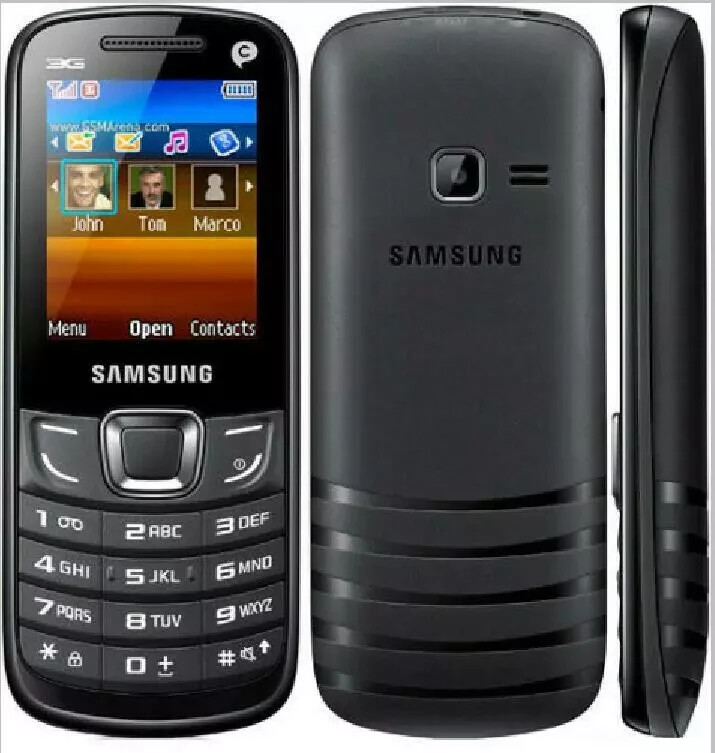 Original Unlocked Samsung E3309 2G GSM 850 900 1800 1900 3G HSDPA 900 2100 2″