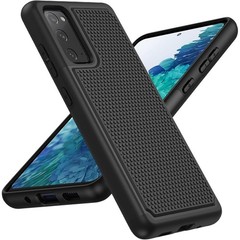 Samsung Galaxy S20 FE 5G Case Heavy Duty Hybrid TPU Shockproof Black Protective