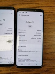 Lot of 5 cracked glass Samsung Galaxy S9 64 GB Unlocked N49