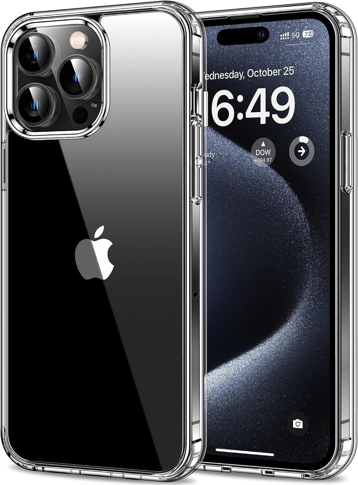 Case for iPhone 15 Pro Max 6.7-Inch, Anti-Yellowing, Drop Protection, Transparen