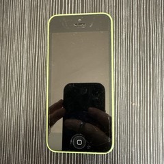 Lime green Apple iPhone 5C 16GB Smartphone – not tested