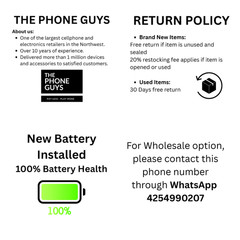Apple iPhone 12 Mini 5.4″ A2176 128GB Green (Unlocked) – Very Good (New Battery)