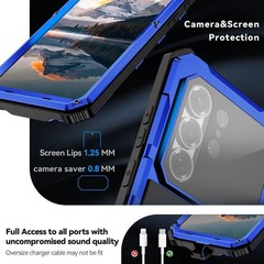 Military Metal Heavy Duty Case for Samsung Galaxy S26 Ultra Rugged Defender Cove