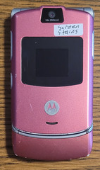 Motorola RAZR V3 – Pink ( Cingular / Unlocked ) Very Rare GSM Flip Phone – READ