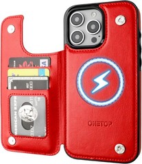 iPhone 16 Pro Max Wallet Case with Card Holder, PU Leather Kickstand RFID Blocki