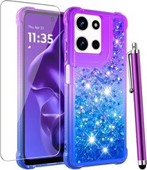 Motorola Moto G Stylus 5G 2025/2026 Case with Screen Protector, Glitter Bling Co
