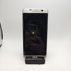 Samsung Galaxy S7 edge G935T (T-Mobile) – 32GB Silver – DAMAGED #2963